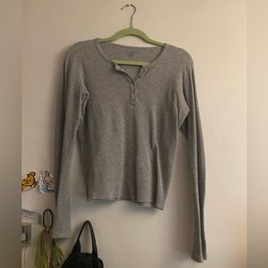 Gray brandy long sleeve
